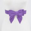 Ribbon Buckle Stretch Belt – Bow-Front Accent