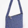 Stone Rhinestone Small Hobo Bag – Sparkle Accent