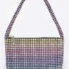 Stone Rhinestone Small Hobo Bag – Sparkle Accent