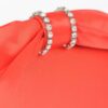Structured Oversized Bow-Handle Satin Crossbody Bag