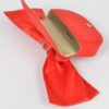 Structured Oversized Bow-Handle Satin Crossbody Bag