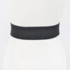 Plus Size Elastic Belt with Large Floral Accent