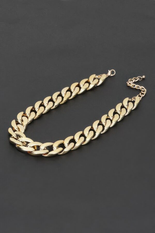 Oversized CCB Chain Necklace – Polished Links