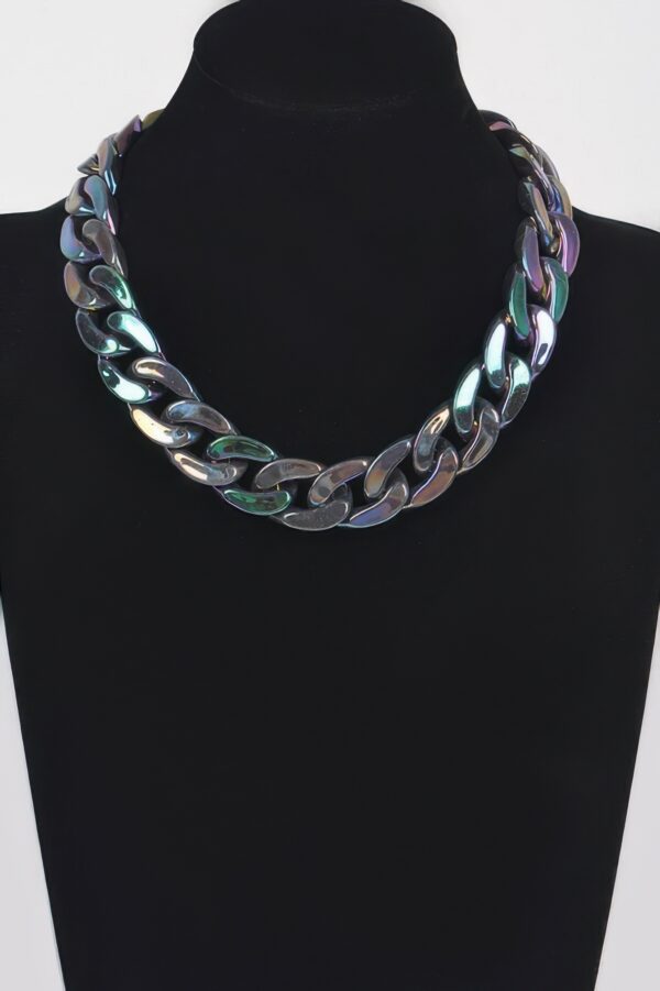 Oversized CCB Chain Necklace – Polished Links