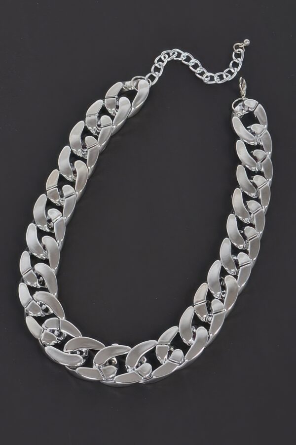 Oversized CCB Chain Necklace – Polished Links