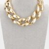 Oversized Chain Choker – Polished Silver Links