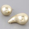 Chunky Polished Teardrop Earrings – Bold Statement