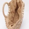 Faux Straw Tote – Woven Palm-Leaf Beach Bag