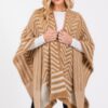 Fuzzy Chevron Ruana – Midweight Open Wrap