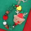 Rudolph Reindeer Keychain Bracelet – Holiday Charm