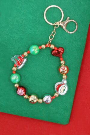 Festive Christmas Key Chain – Holiday Charm Accent