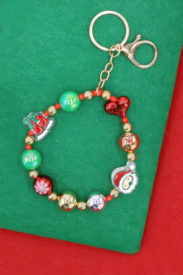 Festive Christmas Key Chain – Holiday Charm Accent