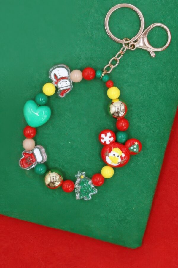 Christmas Charm Key Chain – Festive Holiday Accent