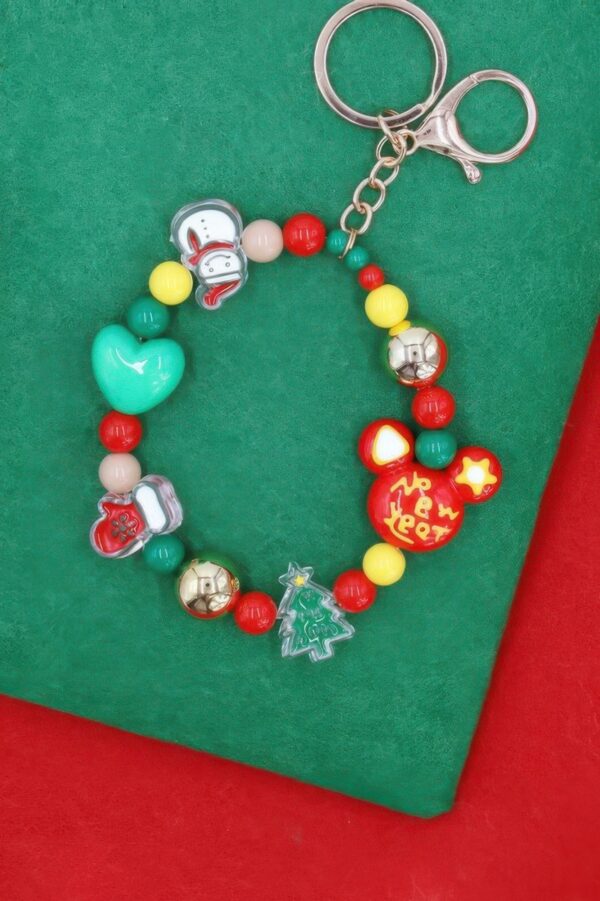 Christmas Charm Key Chain – Festive Holiday Accent
