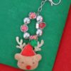 Christmas Key Chain – Reindeer Santa Charm