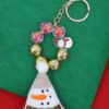 Snowy Season Christmas Keychain – Festive Charm