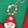 Festive Frosty Christmas Key Chain