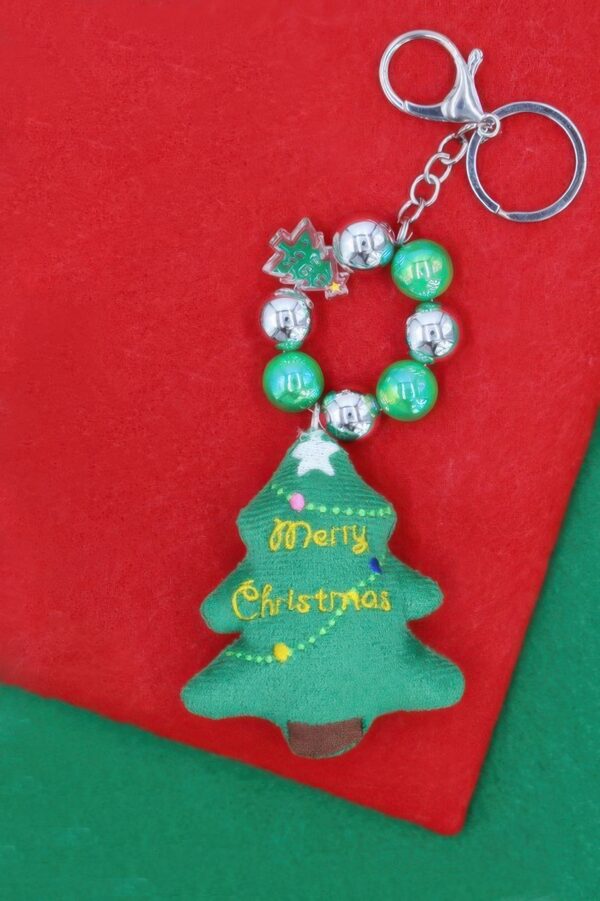 Christmas Keychain – Festive Fir Holiday Charm