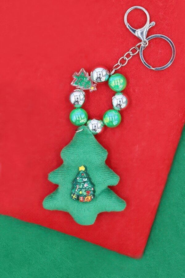 Christmas Keychain – Festive Fir Holiday Charm