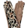 Geometric Embroidered Smart Touch Gloves – Multicolor