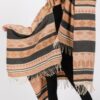 Aztec Fringe Ruana – Lightweight Polyester Wrap