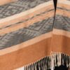 Aztec Fringe Ruana – Polyester Open-Front Wrap