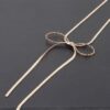 Bow Necklace – Delicate Pendant on 18″ Chain