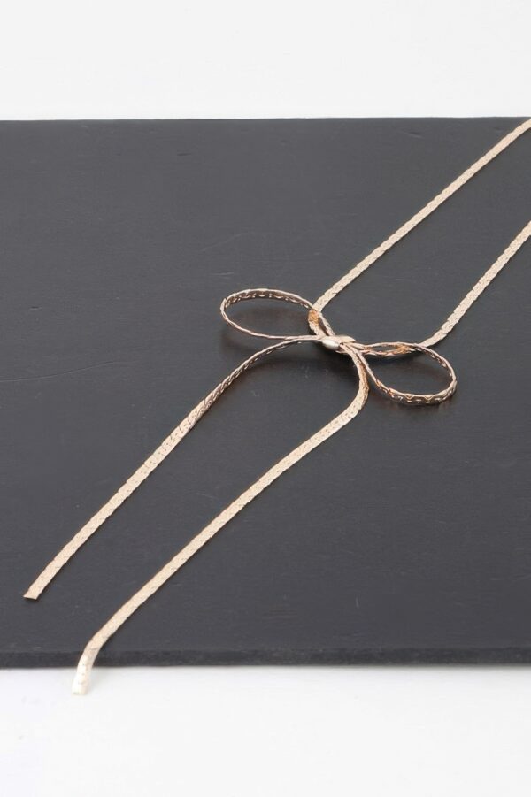 Bow Necklace – Delicate Pendant on 18″ Chain