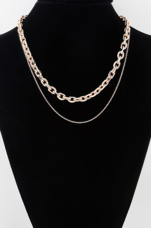 Link Necklace – 16-inch Classic Chain for Layering