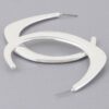 Hoop Earrings – Sleek Metal 2″ x 2.4″