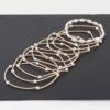Faux Pearl Classic Bracelet – Polished Round Design