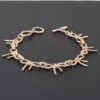 Bow Chain Bracelet with Centered Bow Charm