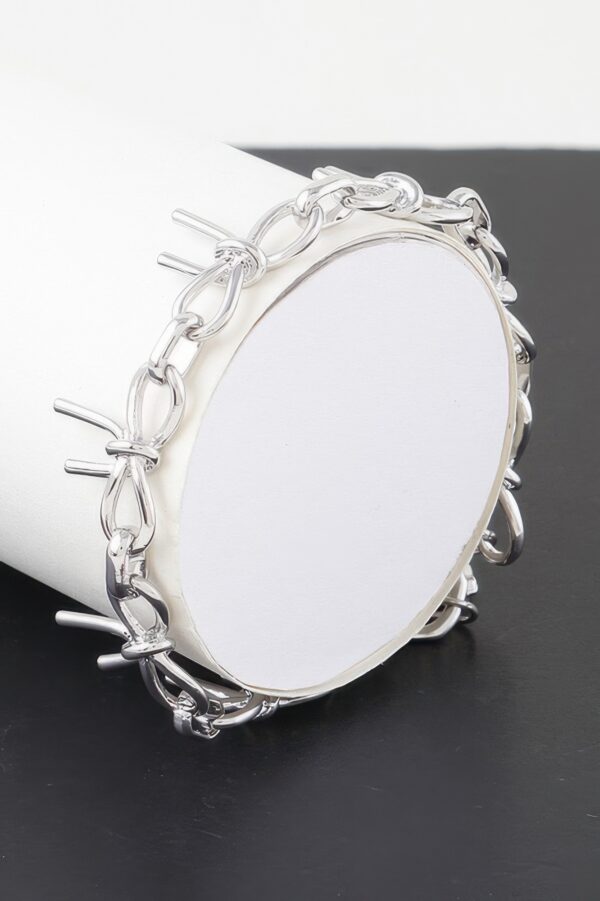 Bow Chain Bracelet with Centered Bow Charm