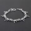Bow Chain Bracelet with Centered Bow Charm