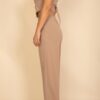 Tailored Button-Front Vest & Wide-Leg Pants Set