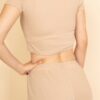 Crop Tee and Wide-Leg Lounge Set – Soft Knit