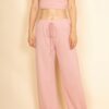 Crop Tee and Wide-Leg Lounge Set – Soft Knit