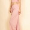 Crop Tee and Wide-Leg Lounge Set – Soft Knit