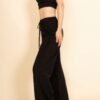 Crop Tee and Wide-Leg Lounge Set – Soft Knit