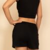 French Terry Crop Top and Shorts Set