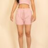French Terry Crop Top and Shorts Set