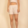 French Terry Crop Top and Shorts Set