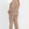 Plus Size Poly Fleece Crewneck Pullover – Ribbed Hem