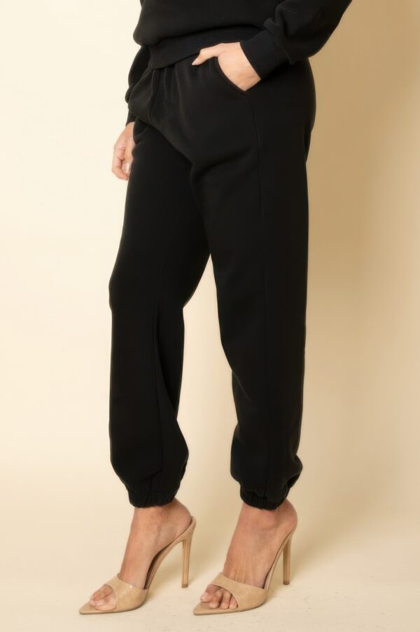 Poly Fleece High-Rise Elastic Waist Joggers