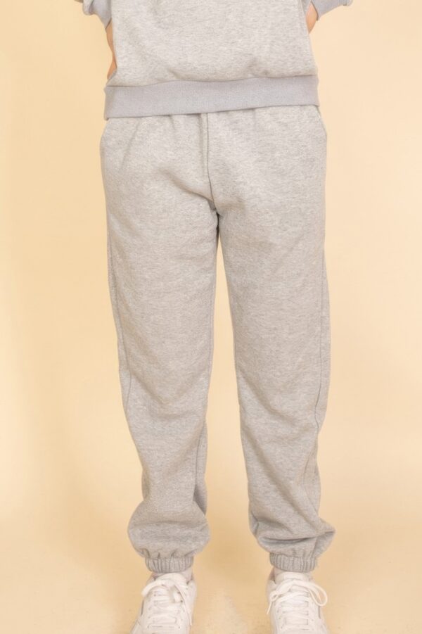 Poly Fleece High-Rise Elastic Waist Joggers