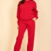 Poly Fleece High-Rise Elastic Waist Joggers
