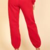 Poly Fleece High-Rise Elastic Waist Joggers