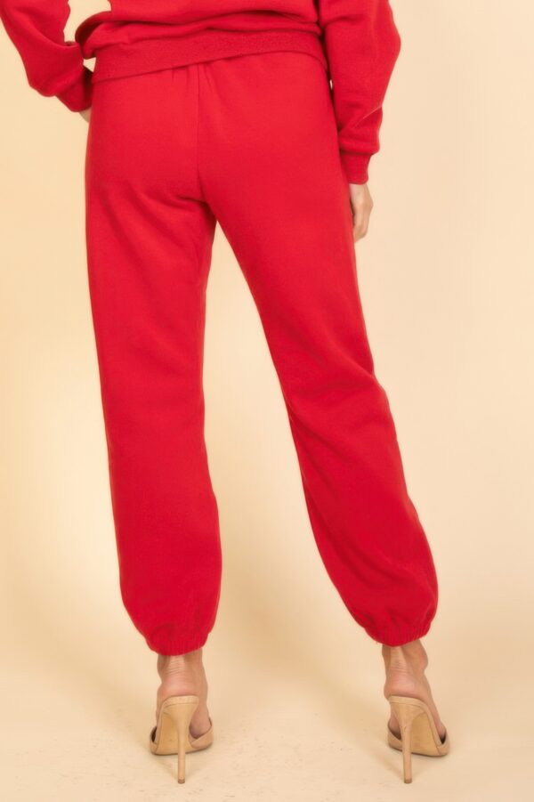 Poly Fleece High-Rise Elastic Waist Joggers