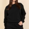 Poly Fleece Crewneck Pullover – Relaxed Fit