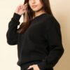 Poly Fleece Crewneck Pullover – Relaxed Fit